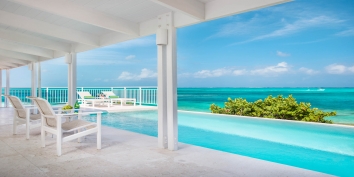 Turks and Caicos Villa Rentals - Beach Villa Sandstone, Grace Bay Beach, Providenciales (Provo), Turks and Caicos Islands.