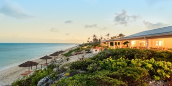 Turks and Caicos Villa Rentals - Three Dolphins Villa, Long Bay Beach, Providenciales (Provo), Turks and Caicos Islands.