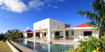 Coral villa rental, Baie Rouge, Terres Basses, Saint Martin, Caribbean.