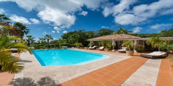 La Pinta villa rental, Baie Longue, Terres-Basses, Saint Martin, Caribbean.