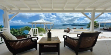 Marine Terrace, Baie Rouge, Terres Basses, St. Martin villa rental, French West Indies.