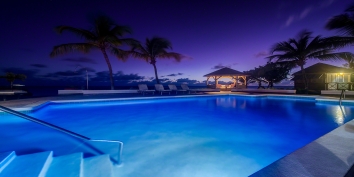 Eden villa rental is oozing with Caribbean charm directly on Long Bay Beach, Terres-Basses, Saint Martin, Caribbean.