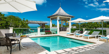 An absolutely charming Caribbean cottage with one bedroom, private swimming pool, gazebo, and fantastic views.
