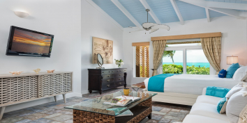 Prepare casual and delicious meals with the BBQ grill at this Turks and Caicos villa rental.