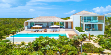 Beach Enclave Long Bay Villa 2, Long Bay Beach, Providenciales (Provo) is set on almost an acre of beachfront land.