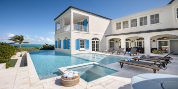This Turks and Caicos luxury villa rental has a kitchen equipped with everything you may need during your vacation.