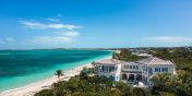 Set directly on the beach, Villa Azzurra, Grace Bay Beach, Providenciales, Turks and Caicos Islands.