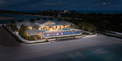 This fully staffed Turks and Caicos villa rental is located in a very private area.